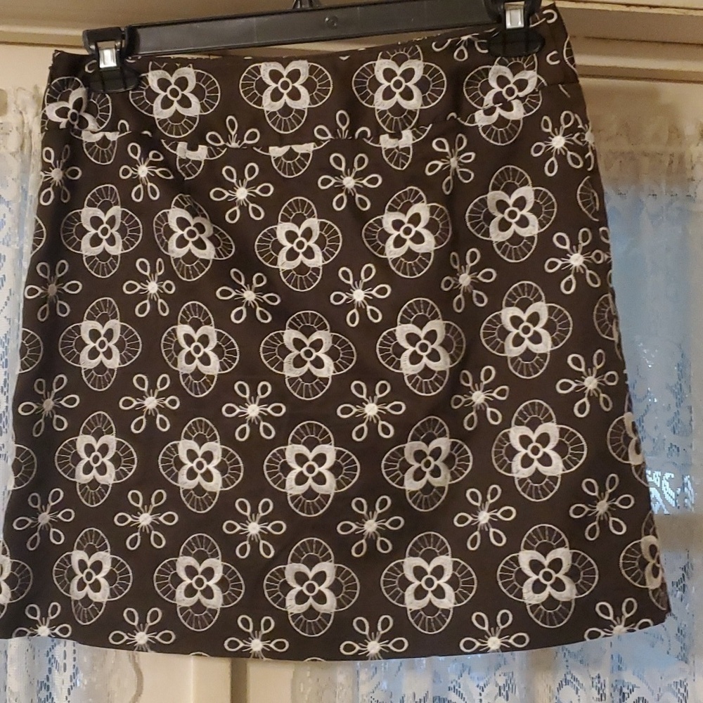 Ann Taylor Loft Floral Skirt Petites Size 6P